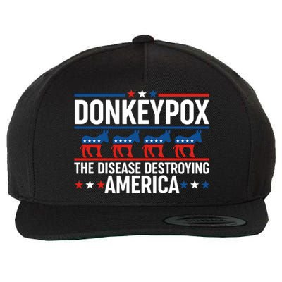 Donkey Pox The Disease Destroying America Wool Snapback Cap