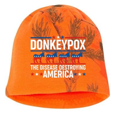 Donkey Pox The Disease Destroying America Kati - Camo Knit Beanie