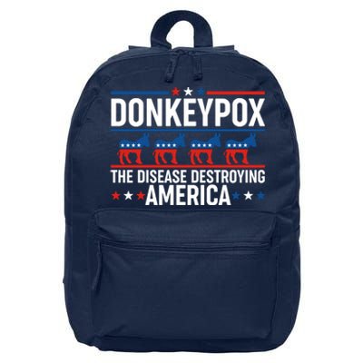 Donkey Pox The Disease Destroying America 16 in Basic Backpack