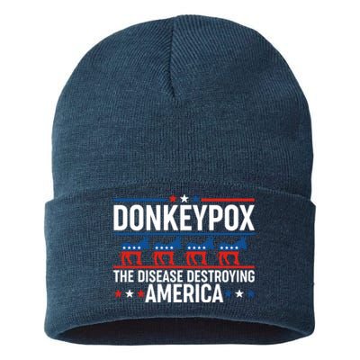 Donkey Pox The Disease Destroying America Sustainable Knit Beanie