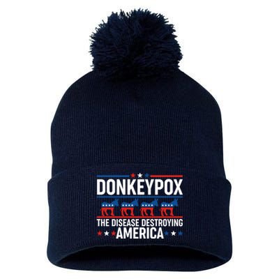 Donkey Pox The Disease Destroying America Pom Pom 12in Knit Beanie