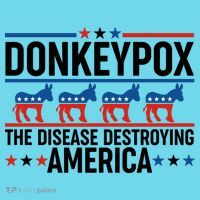 Donkey Pox The Disease Destroying America Button