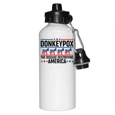 Donkey Pox The Disease Destroying America Aluminum Water Bottle