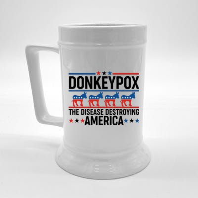 Donkey Pox The Disease Destroying America Beer Stein