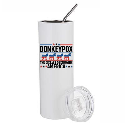 Donkey Pox The Disease Destroying America Stainless Steel Tumbler