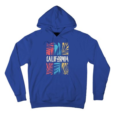 Distressed Palm Tree Beach Dreaming Of California Gift Hoodie