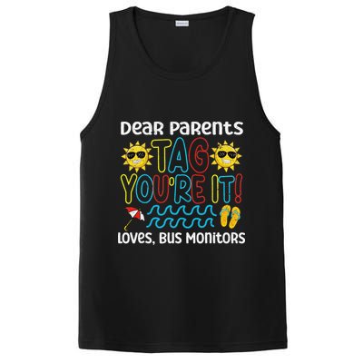Dear Parents Tag Youre It Love Bus Monitor Life PosiCharge Competitor Tank