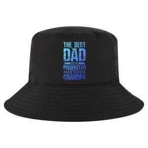 Dad Promoted To Grandpa With Dad Grandpa Funny Gift Cool Comfort Performance Bucket Hat