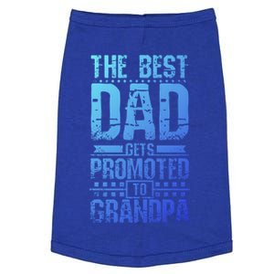 Dad Promoted To Grandpa With Dad Grandpa Funny Gift Doggie Tank