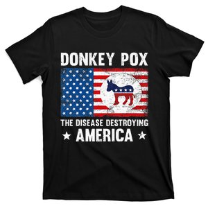 Donkey Pox The Disease Destroying America Funny Anti Biden T-Shirt