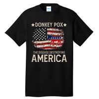 Donkey Pox The Disease Destroying America Funny Donkeypox Tall T-Shirt