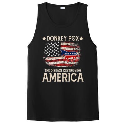 Donkey Pox The Disease Destroying America Funny Donkeypox PosiCharge Competitor Tank