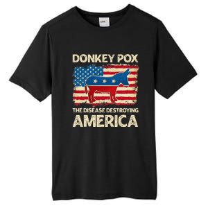 Donkey Pox The Disease Destroying America Funny Donkeypox Tall Fusion ChromaSoft Performance T-Shirt