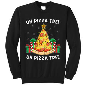 Delicious Pizza Tree Xmas Gift Festive Christmas Decoration Sweatshirt