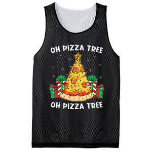 Delicious Pizza Tree Xmas Gift Festive Christmas Decoration Mesh Reversible Basketball Jersey Tank