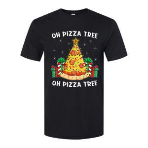 Delicious Pizza Tree Xmas Gift Festive Christmas Decoration Softstyle CVC T-Shirt