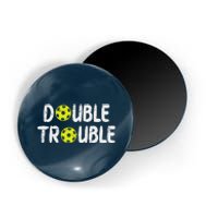 Double Pickleball Trouble Pickle Ball Matching Magnet