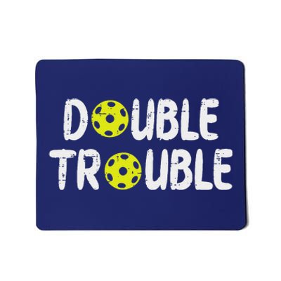 Double Pickleball Trouble Pickle Ball Matching Mousepad