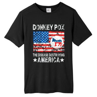 Donkey Pox The Disease Destroying America Vintage Look Tall Fusion ChromaSoft Performance T-Shirt