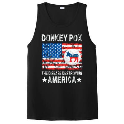 Donkey Pox The Disease Destroying America Vintage Look PosiCharge Competitor Tank