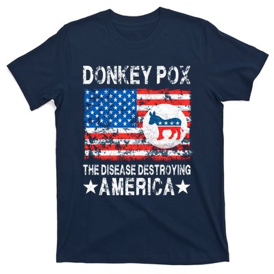 Donkey Pox The Disease Destroying America Vintage Look T-Shirt