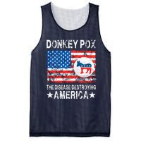 Donkey Pox The Disease Destroying America Vintage Look Mesh Reversible Basketball Jersey Tank