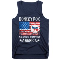 Donkey Pox The Disease Destroying America Vintage Look Tank Top