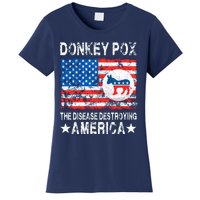 Donkey Pox The Disease Destroying America Vintage Look Women's T-Shirt