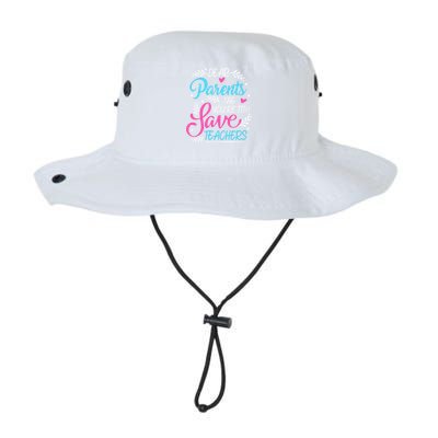 Dear Parents Tag You're It !!! Love Teachers Meaningful Gift Legacy Cool Fit Booney Bucket Hat