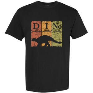 Dinosaur Periodic Table Elements Ankylosaurus Paleontologist Garment-Dyed Heavyweight T-Shirt