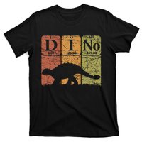 Dinosaur Periodic Table Elements Ankylosaurus Paleontologist T-Shirt