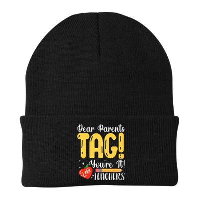 Dear Parents Tag Youre It Love Teachers Summer Funny Beanie