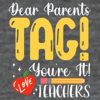Dear Parents Tag Youre It Love Teachers Summer Funny Flatbill Hat