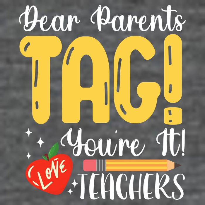 Dear Parents Tag Youre It Love Teachers Summer Funny Flatbill Hat