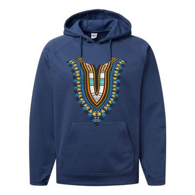 Dashiki Print traditional African Costume Pride Performance Fleece Hoodie