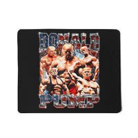 Donald Pump Trump 2024: Funny Weight Lifting Gym Design Mousepad