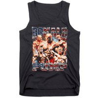 Donald Pump Trump 2024: Funny Weight Lifting Gym Design Tank Top