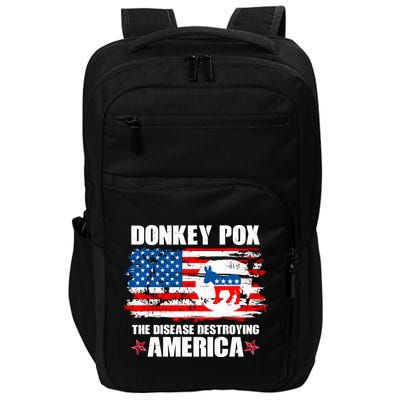 Donkey Pox The Disease Destroying America Impact Tech Backpack