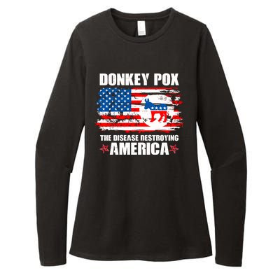 Donkey Pox The Disease Destroying America Womens CVC Long Sleeve Shirt