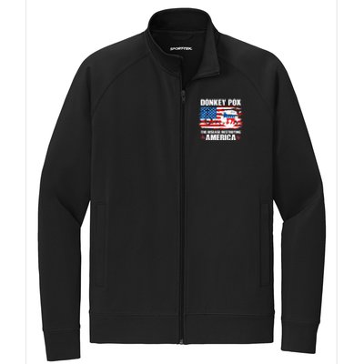 Donkey Pox The Disease Destroying America Stretch Full-Zip Cadet Jacket