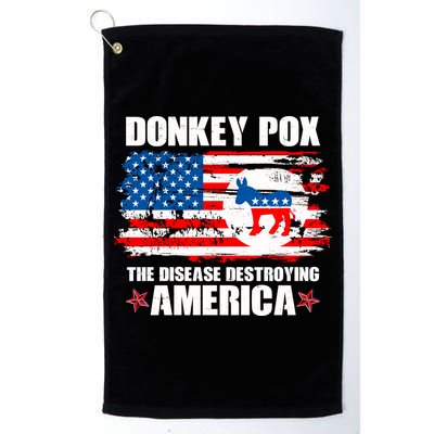Donkey Pox The Disease Destroying America Golf Towel
