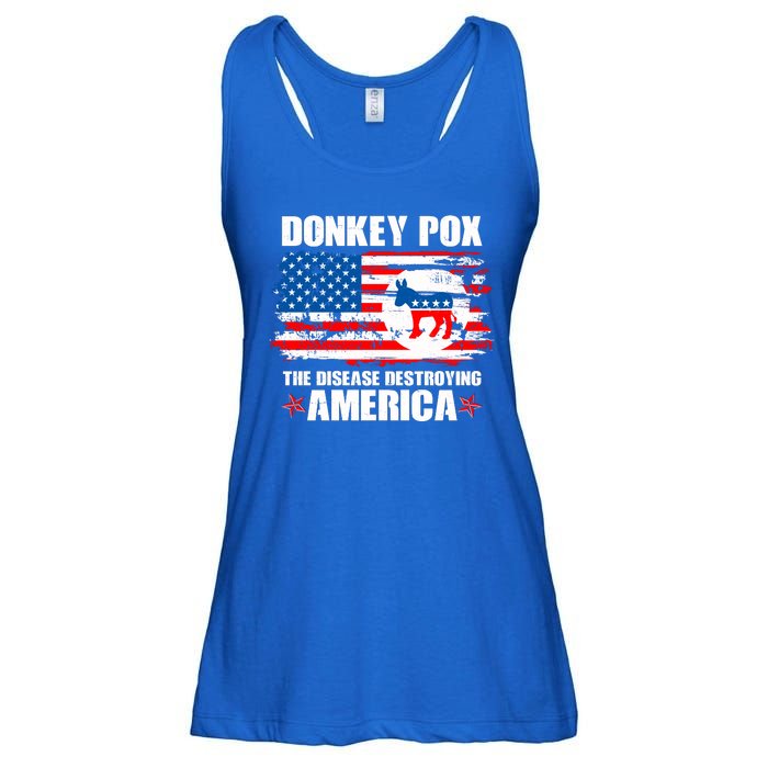 Donkey Pox The Disease Destroying America Ladies Essential Flowy Tank