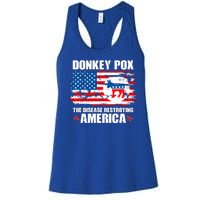 Donkey Pox The Disease Destroying America Women's Racerback Tank