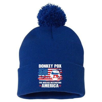 Donkey Pox The Disease Destroying America Pom Pom 12in Knit Beanie