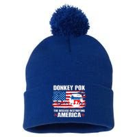 Donkey Pox The Disease Destroying America Pom Pom 12in Knit Beanie