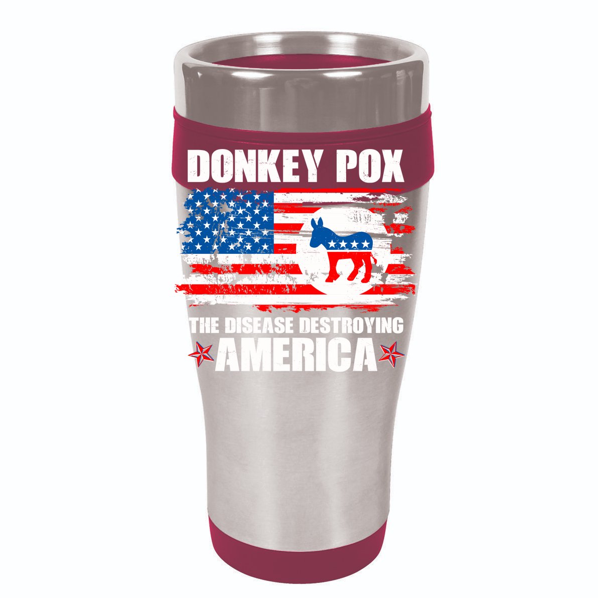 Donkey Pox The Disease Destroying America Womens T-Shirt