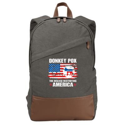 Donkey Pox The Disease Destroying America Cotton Canvas Backpack