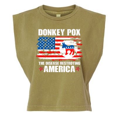 Donkey Pox The Disease Destroying America Garment-Dyed Women's Muscle Tee