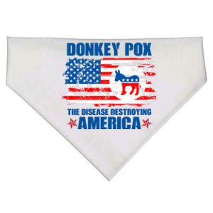 Donkey Pox The Disease Destroying America USA-Made Doggie Bandana