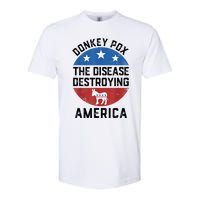 Donkey Pox The Disease Destroying America Donkeypox Back Softstyle CVC T-Shirt